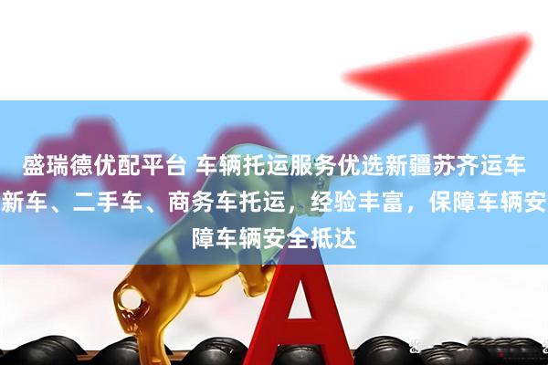 盛瑞德优配平台 车辆托运服务优选新疆苏齐运车，专业新车、二手车、商务车托运，经验丰富，保障车辆安全抵达